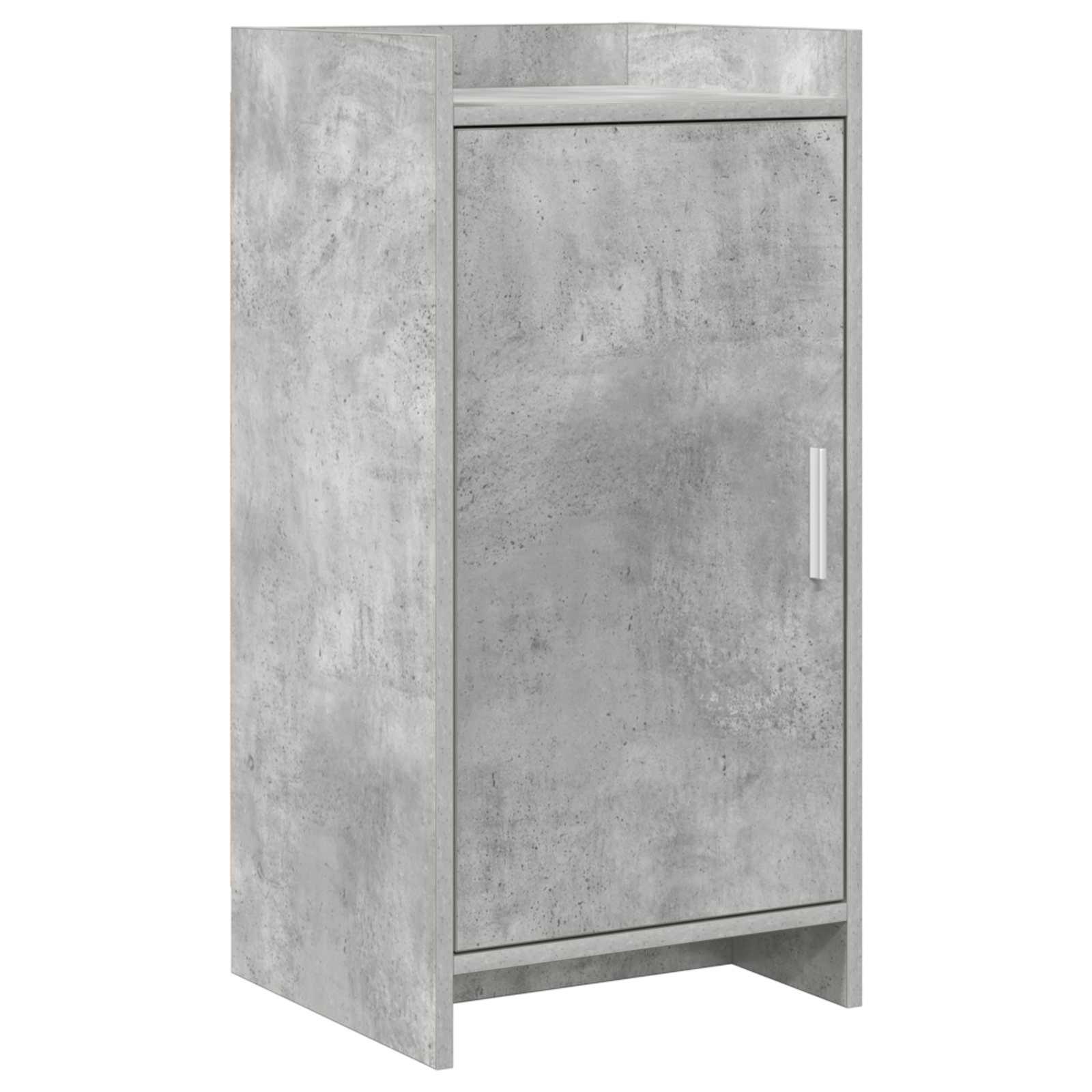 Sidebord Betongrå 40 x 36 x 80 cm Konstrueret træ