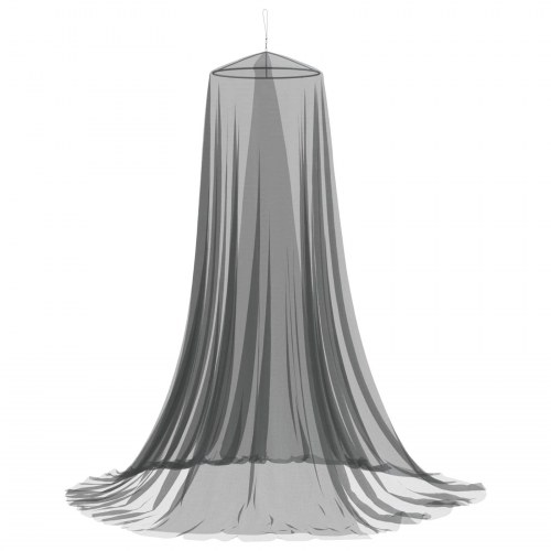 Myggenet til seng - 156 mesh, sort, ⌀56 x 220 cm, polyester