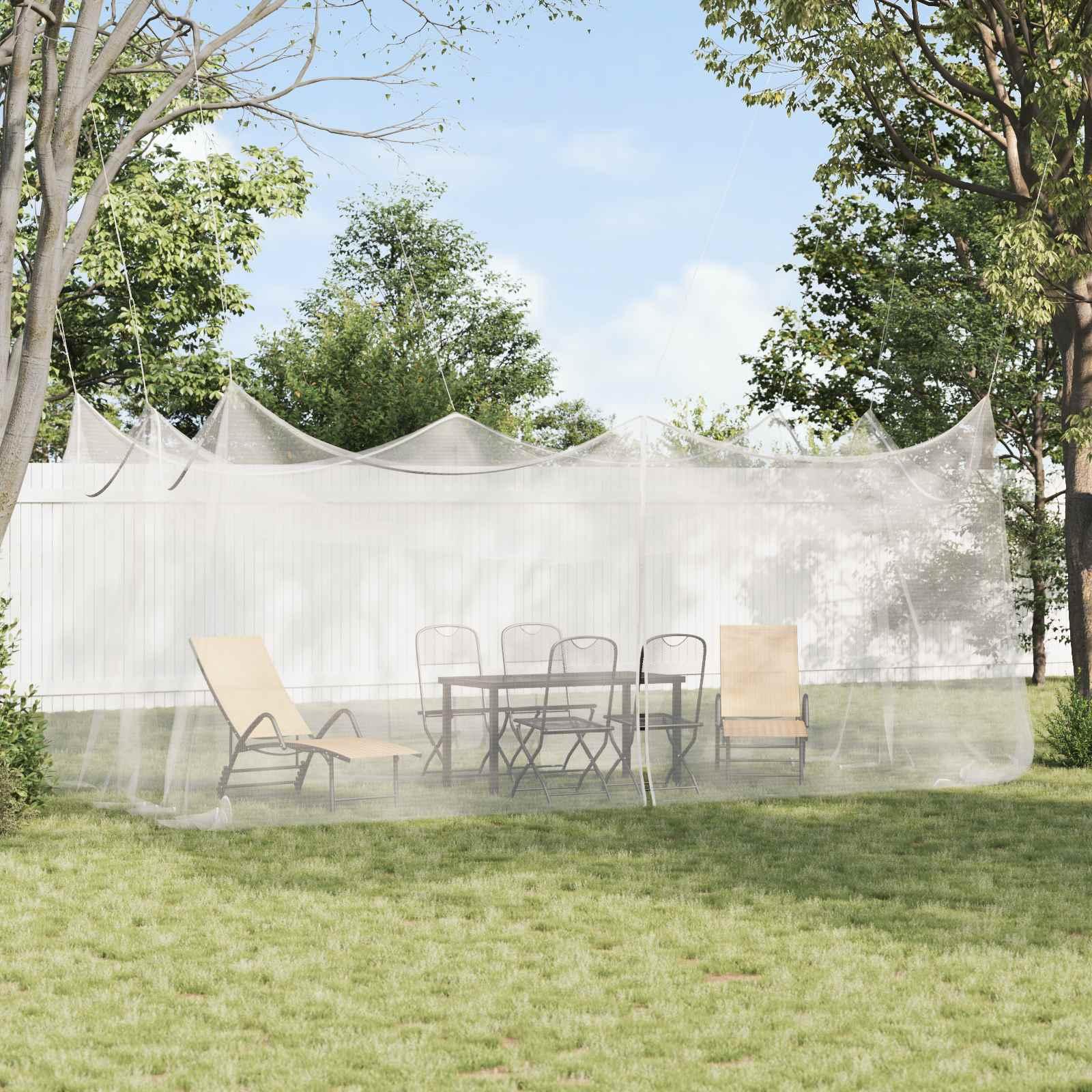 vidaXL Have Myg Net 220 mesh Hvid 3 x 6 x 2,5 m Polyester