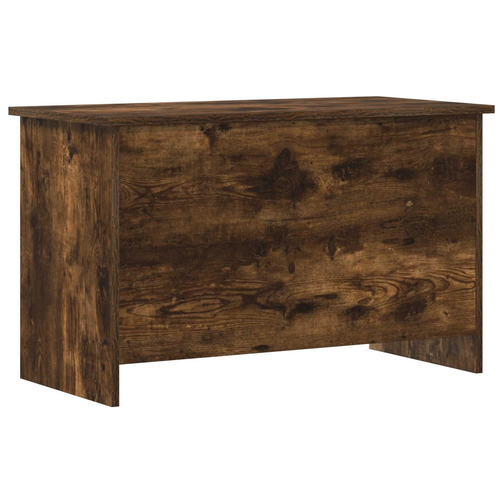 Opbevaringskiste Røget eg 80 x 40 x 50 cm Konstrueret træ