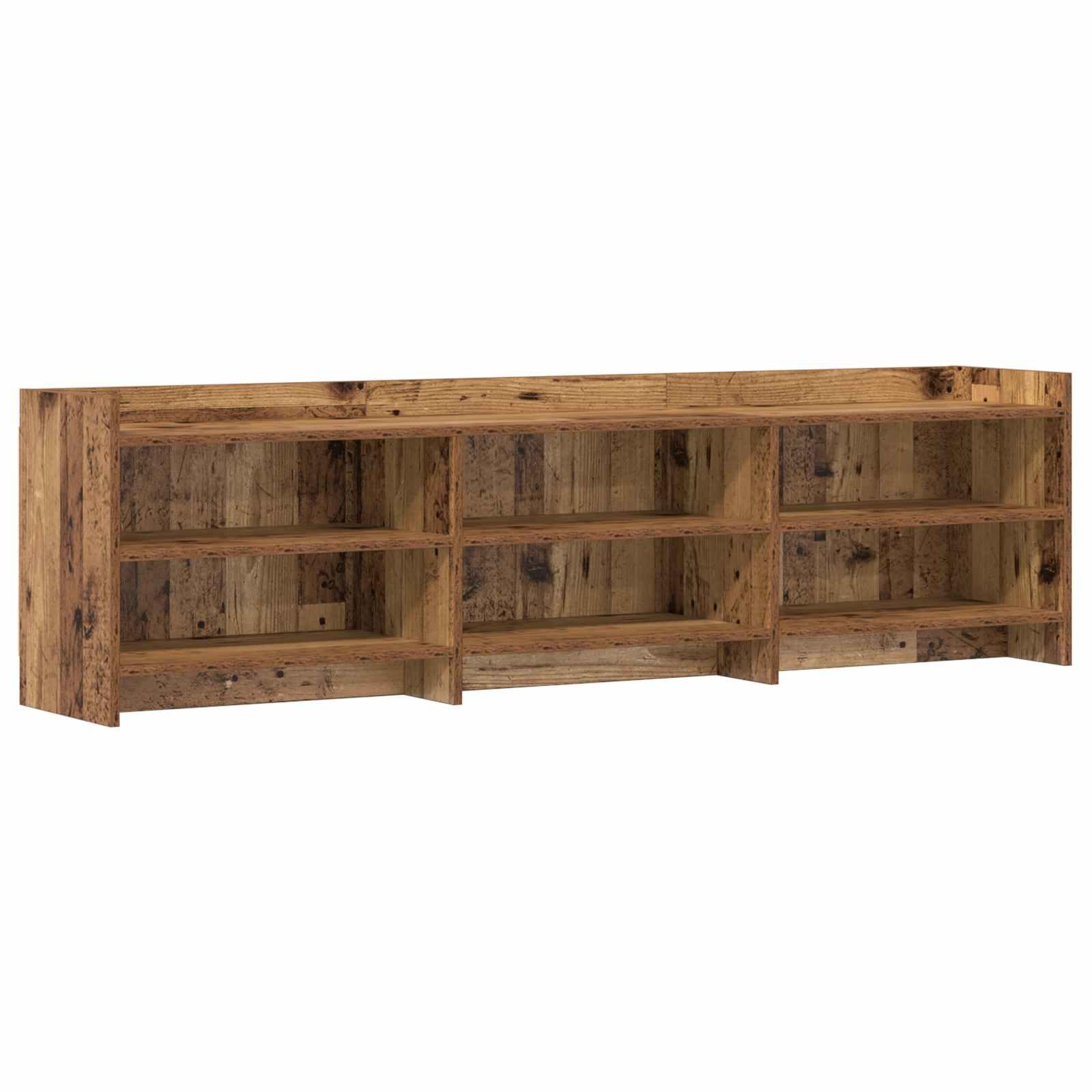 TV-bord 168 × 33 × 47 cm - gammelt træ look, konstrueret træ