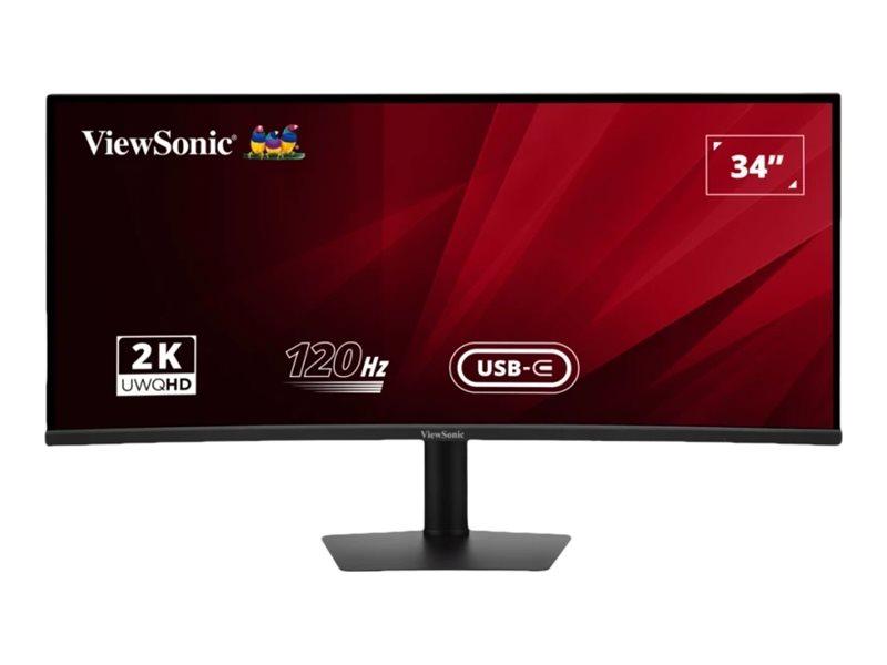 ViewSonic VA3420C 34" kurvet IPS UWQHD skærm - 120 Hz, USB‑C dok billede