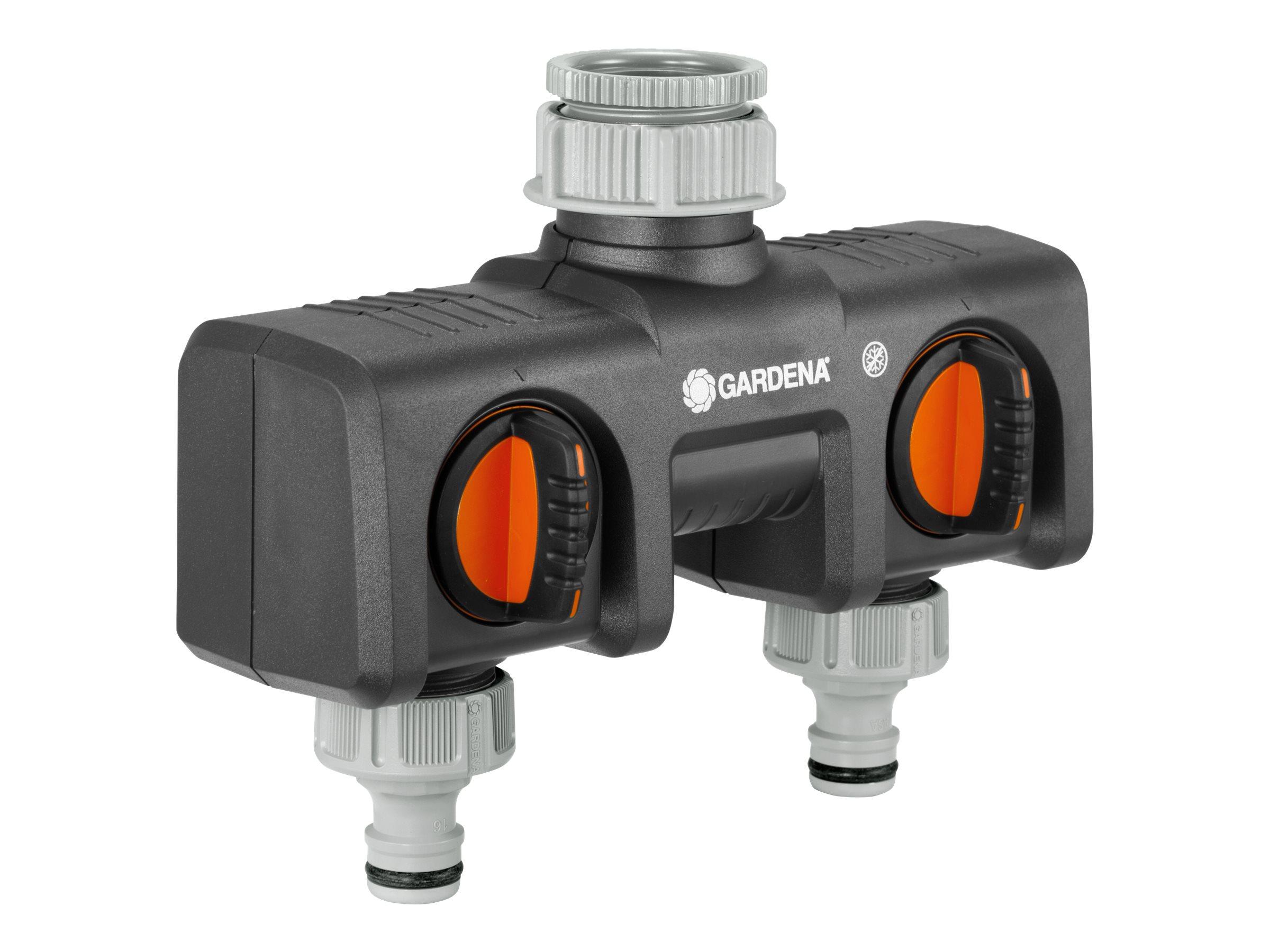 Gardena Twin-Tap slangestik - dobbelt vandfordeler til hane billede