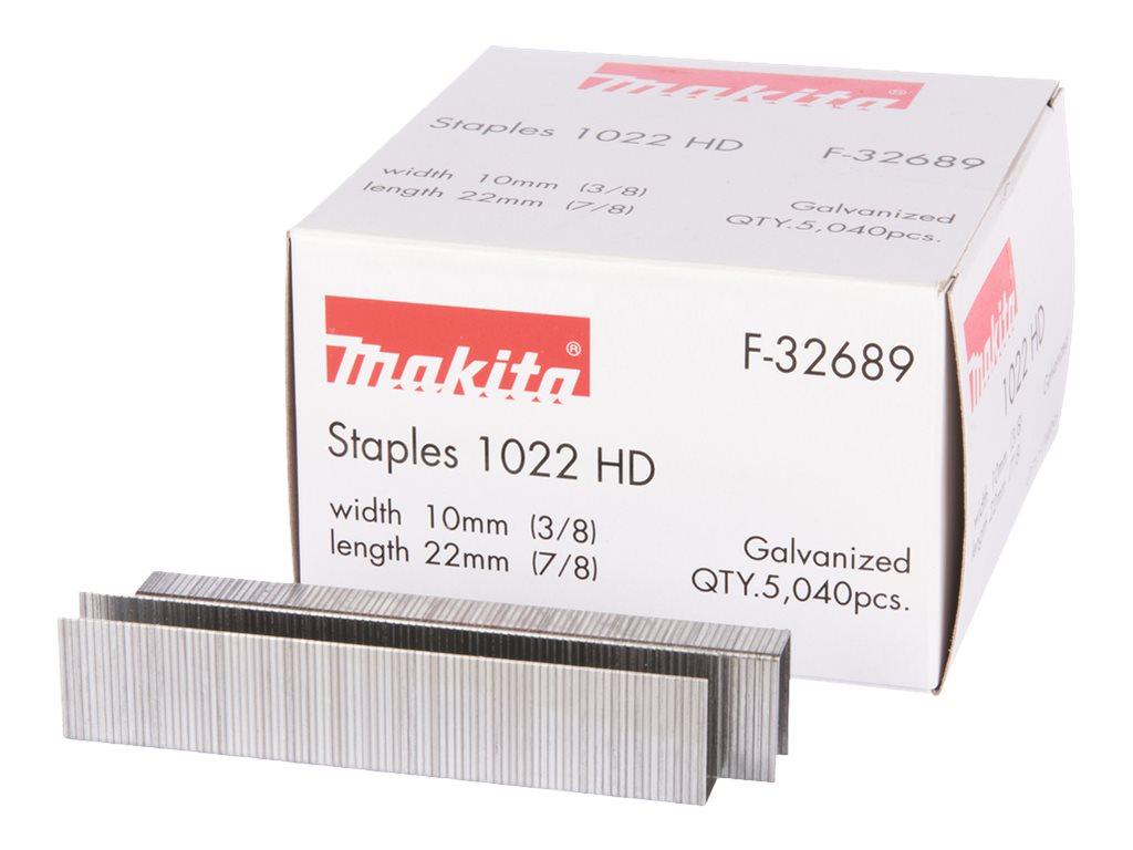 Makita 1022 HD hæfteklammer 10 × 22 mm - 5.040 stk til hæfteklammepistol billede