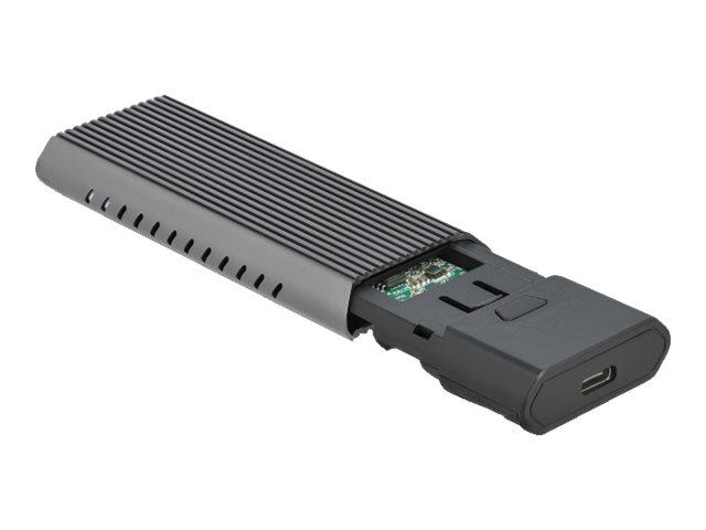 DeLOCK USB-C kabinet til M.2 NVMe/SATA SSD - USB 3.2 Gen 2 10 Gb/s billede