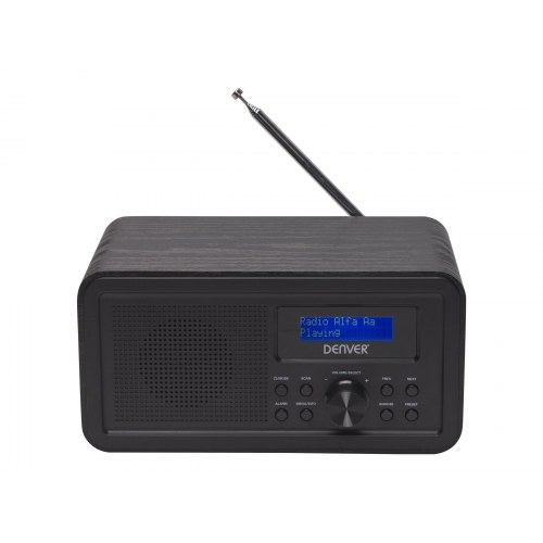 DENVER DAB-30 - DAB/DAB+/FM bærbar radio - Sort