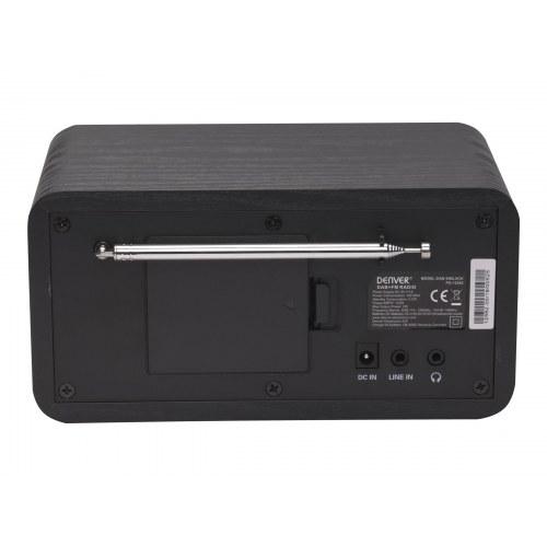 DENVER DAB-30 - DAB/DAB+/FM bærbar radio - Sort