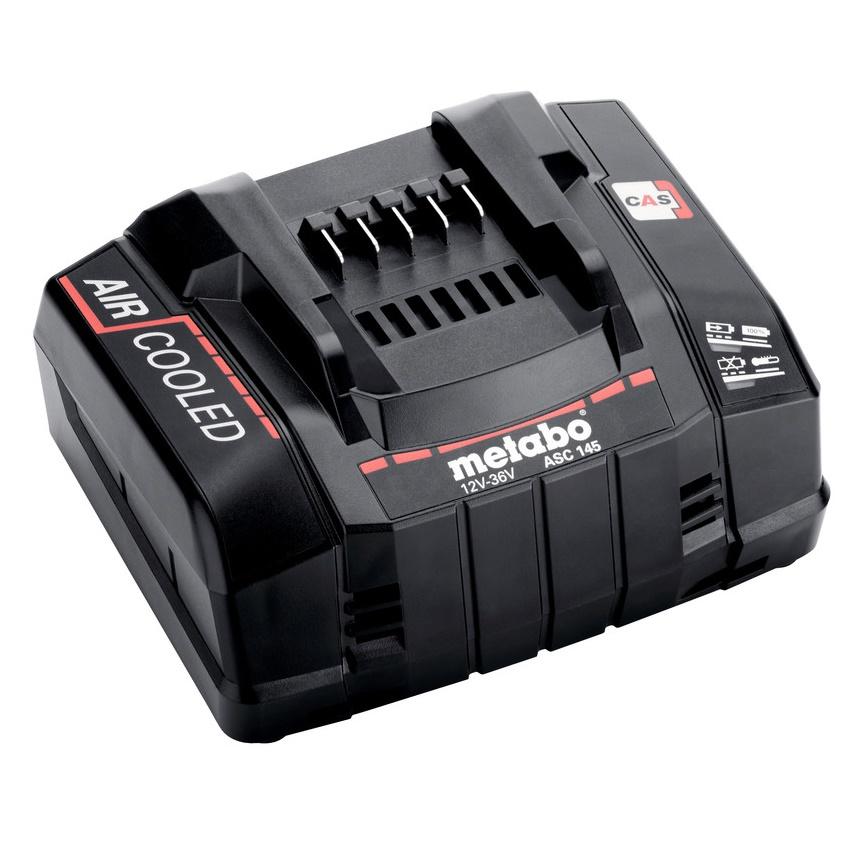 Metabo ASC 145 luftkølet hurtigoplader 12-36 V (EU)