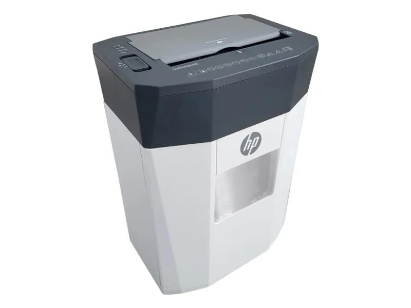 HP OneShred Auto 80CC makulator - partikel-/krydssnit 4,3 × 12 mm, P-4 - Hvid/Grå