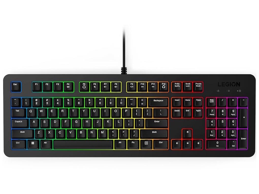 Lenovo Legion K310 gamingtastatur - RGB, USB, nordisk layout (sort) billede
