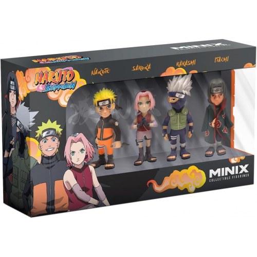MINIX Naruto Shippuden - sæt med 4 samlefigurer 7 cm
