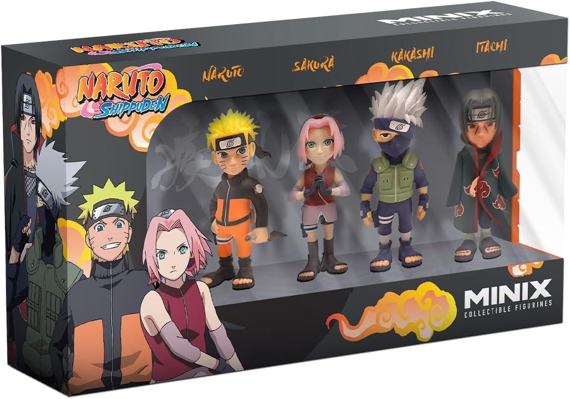 MINIX Naruto Shippuden - sæt med 4 samlefigurer 7 cm