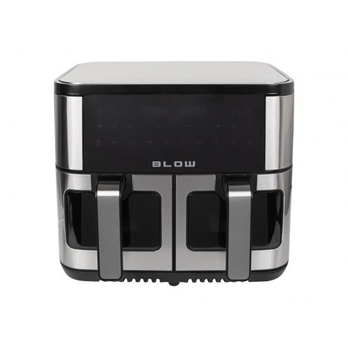 BLOW Airfryer 9 l - Dobbelt kurv, 2.500 W varmluftfriture med 8 programmer