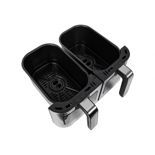 BLOW Airfryer 9 l - Dobbelt kurv, 2.500 W varmluftfriture med 8 programmer
