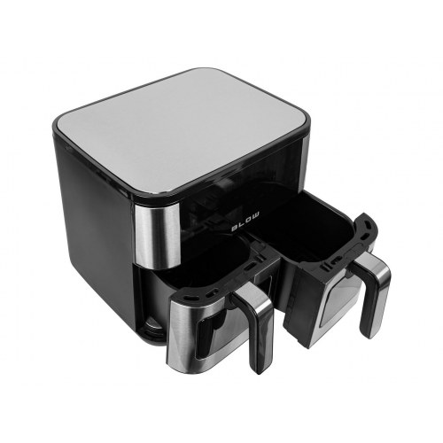 BLOW Airfryer 9 l - Dobbelt kurv, 2.500 W varmluftfriture med 8 programmer