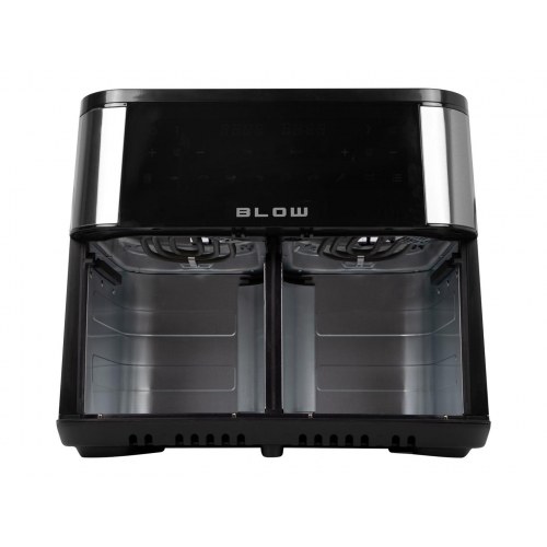 BLOW Airfryer 9 l - Dobbelt kurv, 2.500 W varmluftfriture med 8 programmer
