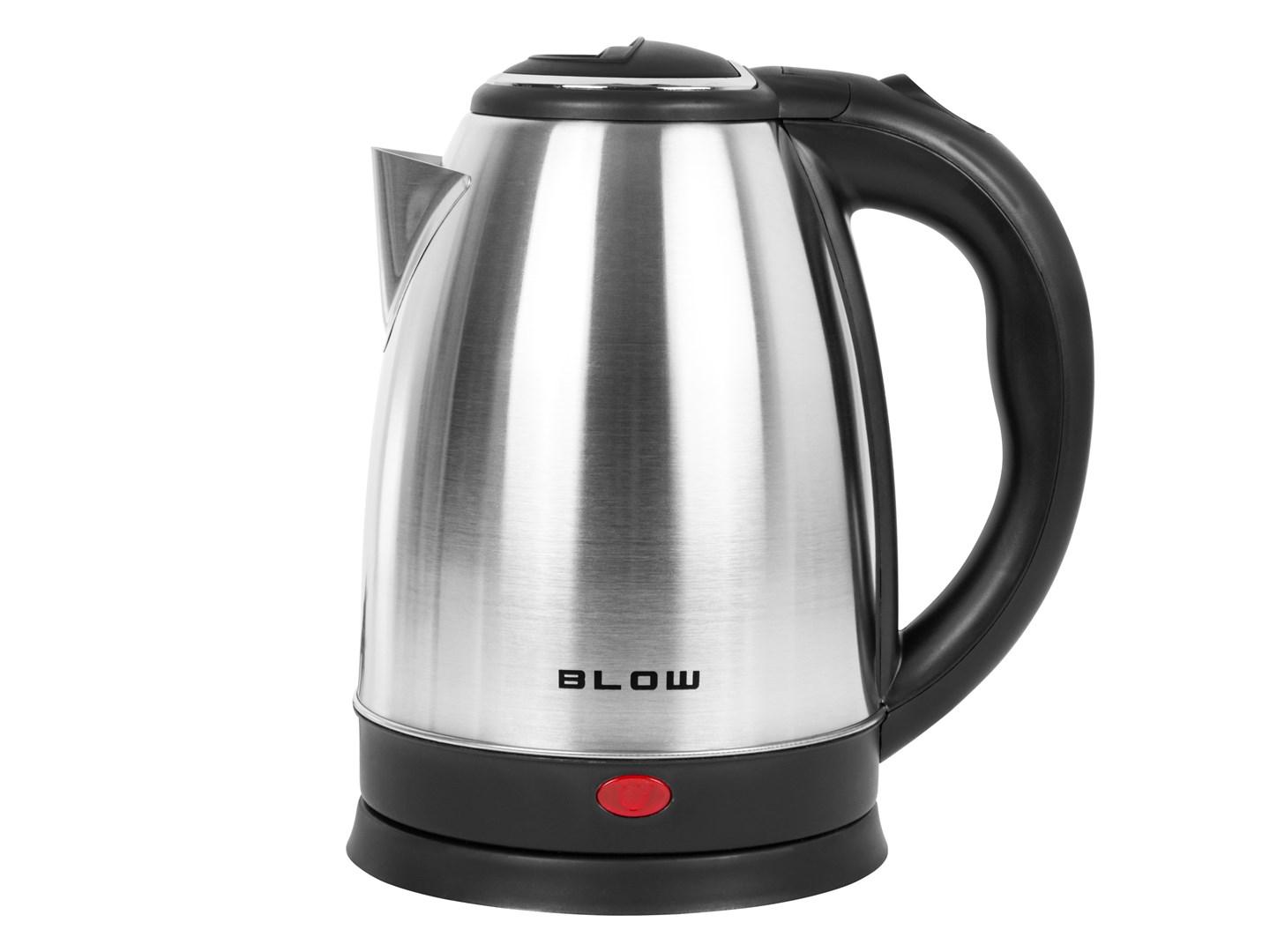 BLOW BK-18SS elkedel 1,8 l - 2.000 W, sÃ¸lv/sort