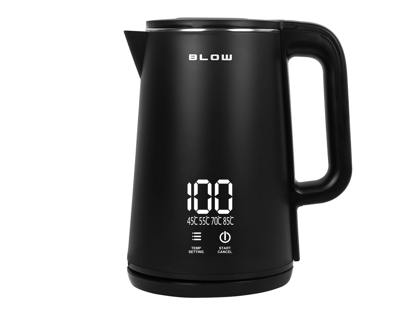 BLOW BK-18PB elkedel med display - 1,8 l, 2.200 W, sort