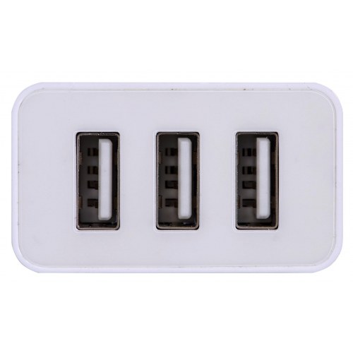 everActive SC-300 vægoplader - 3x USB, 3,4 A - Hvid