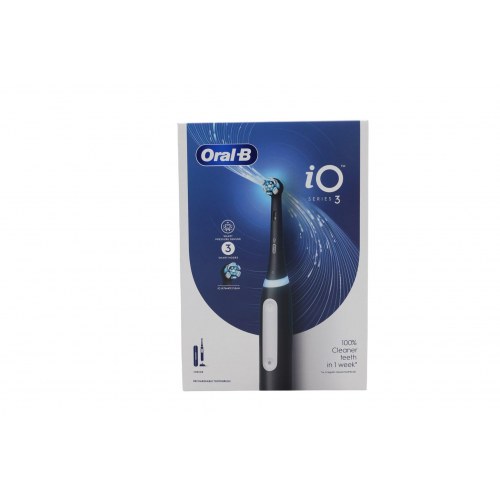 Oral-B iO Series 3 elektrisk tandbørste med etui - Sort
