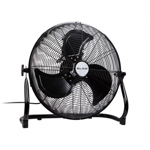 BLOW gulvventilator 18"/45 cm - 200 W, sort metal