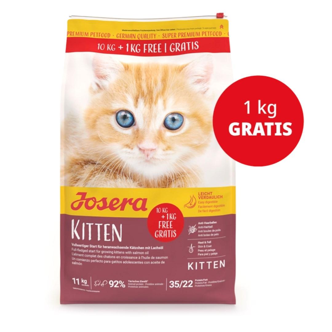 JOSERA Kitten tørfoder til kat - 10 kg + 1 kg gratis