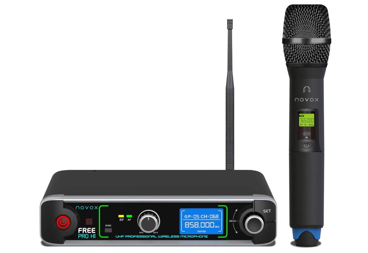 Novox FREE PRO H1 trådløst mikrofonsystem - håndholdt, UHF