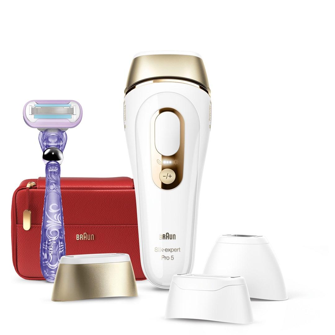 Braun Silk‑expert Pro 5 PL5267 IPL hårfjerner - guld/hvid billede