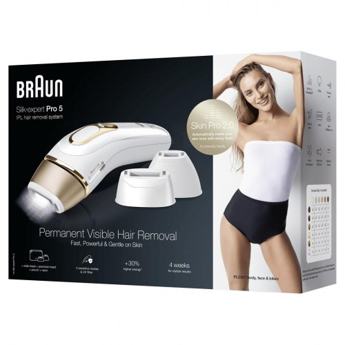 Braun Silk‑expert Pro 5 PL5267 IPL hårfjerner - guld/hvid