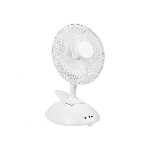 BLOW bordventilator 15 cm 2-i-1 med klemme - 25 W, hvid