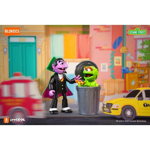 BLOKEES Sesame Street figur - preCOOL S1: Grev Von Grev