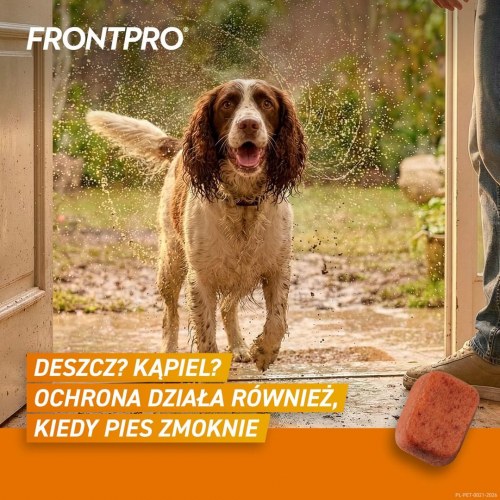 FrontPro tyggetabletter mod lopper og flåter til hunde >10-25 kg - 3 x 68 mg