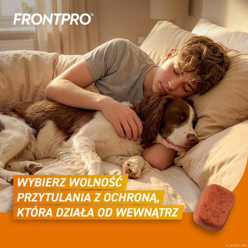 FrontPro tyggetabletter mod lopper og flåter til hunde >10-25 kg - 3 x 68 mg