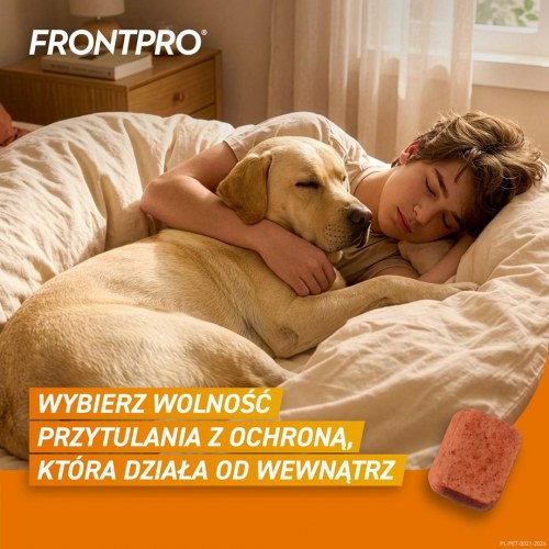 FrontPro FrontPro tyggetabletter mod lopper og flåter til hunde >25-50 kg - 3 × 136 mg