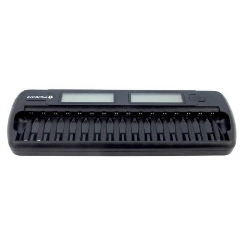 everActive NC-1600 batterioplader - universel DC, 16x AA/AAA, NiMH