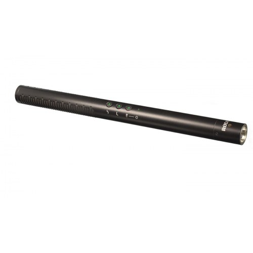 Røde NTG-4+ - sort shotgunmikrofon til kamera (kablet, mini XLR)