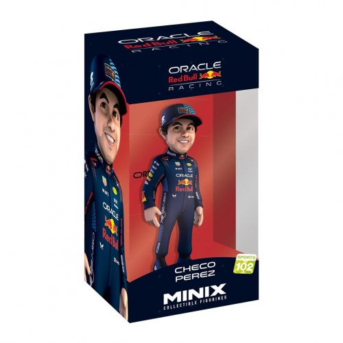 MINIX F1-figur - Red Bull Racing Checo Pérez samlerfigur