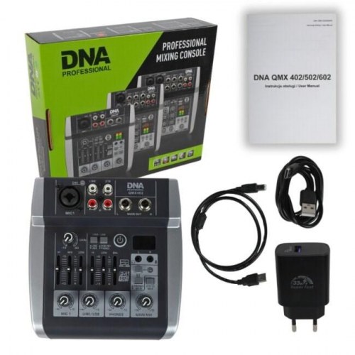 DNA Professional QMX402 - analog lydmixer med Bluetooth