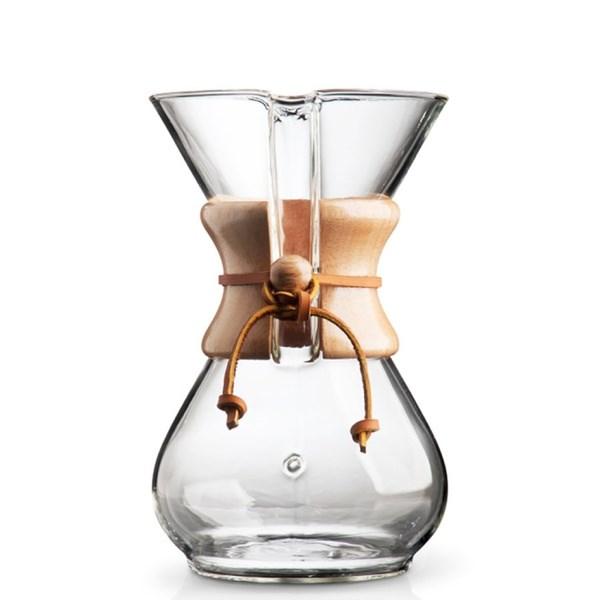 CHEMEX Classic kaffebrygger 0,9 l - 6 kopper, glas