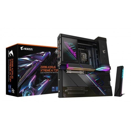 Gigabyte Z890 Aorus Xtreme AI Top bundkort - LGA1851, DDR5 9500 MHz (OC), PCIe 5.0 M.2, Wi‑Fi 7, Thunderbolt 5