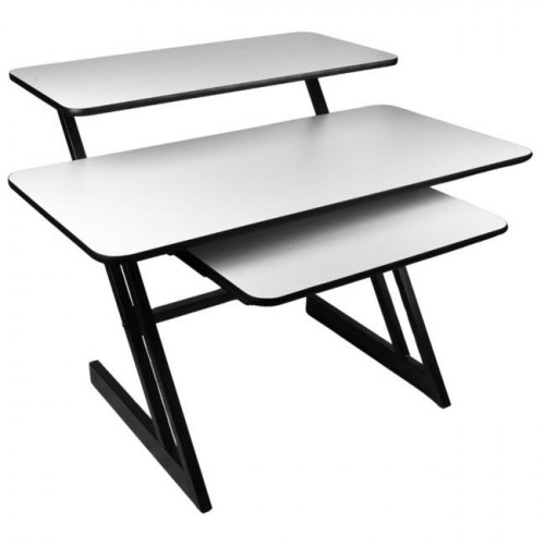 DNA Professional SD3 skrivebord med tastaturhylde, 91,4 cm - sort/grå
