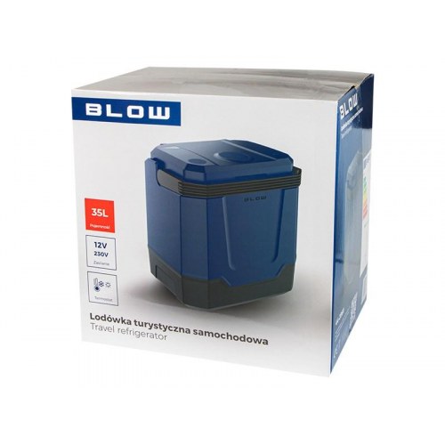 BLOW turist-køleboks 35 l - mini køleskab til bil, AC/DC