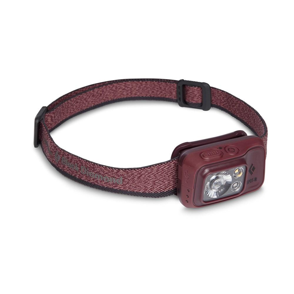 Black Diamond Spot 400-R pandelampe - bordeaux, genopladelig