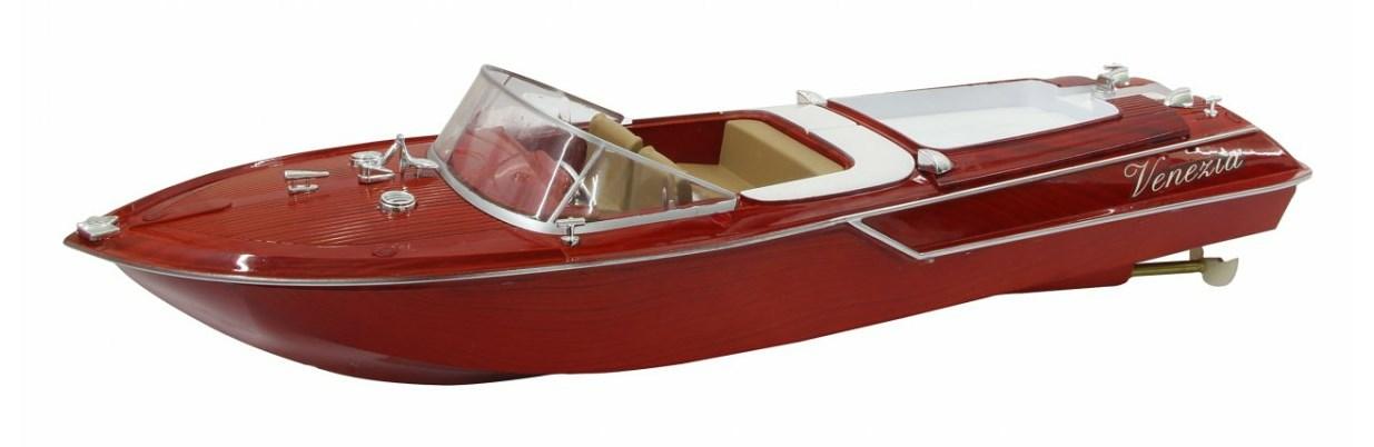 RC-båd Venezia - elektrisk modelbåd, 40 MHz, rød (Ready-To-Race) billede