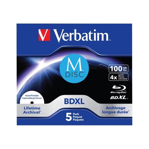 Verbatim BDXL Blu-ray M-DISC 100 GB - 5 stk.