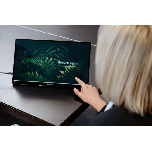 Verbatim bærbar touchskærm 15,6" - Ultra HD 4K IPS