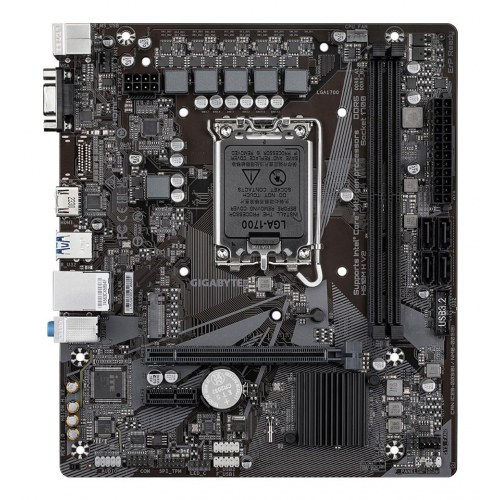 Gigabyte H610M H V2 bundkort - LGA1700, DDR5, M.2, USB 3.2 Gen 1
