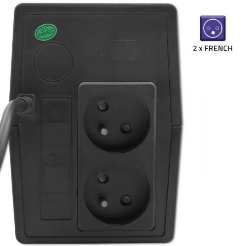 Qoltec 53772 UPS Line-Interactive 0,65 kVA / 360 W - 1 udtag