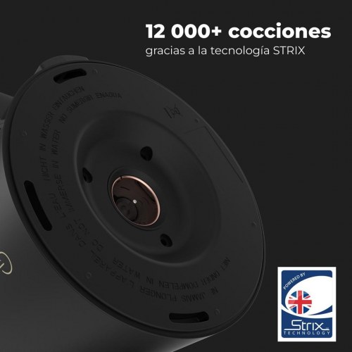 AENO EK7S elkedel 1,7 l 2.200 W - sort, Wi‑Fi og temperaturvalg