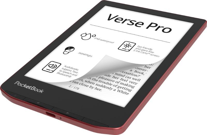 PocketBook Verse Pro e-bogslæser 6" E Ink Carta, 16 GB - sort/rød